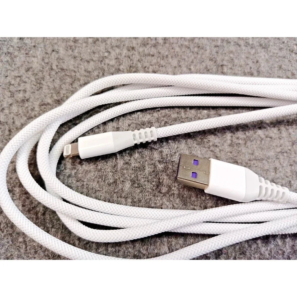 10FT Long USB Cable For iPhone 5 6 7 8 Plus X XS Max XR 11 12 Mini Set of 2